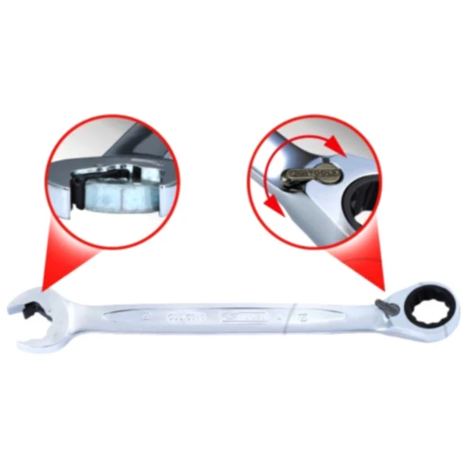 KS Tools DUO GEARplus Ratschenringmaulschlüssel 19mm