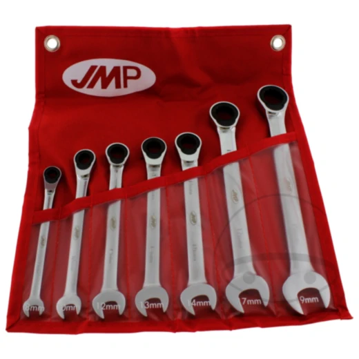 JMP Ratschenringschlüssel Set 7-teilig ohne Umschaltung