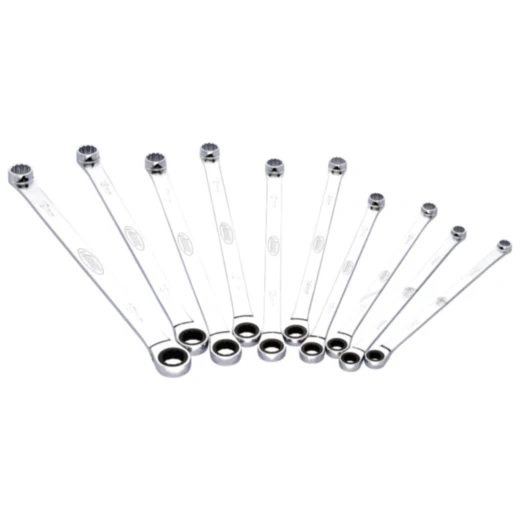 Vigor Ratschen-Ringschlüssel Set - extra lang