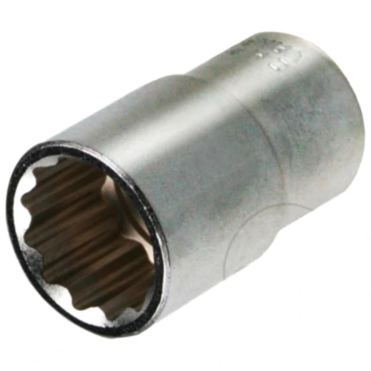 Stecknuss Satz 12-kant 1/2 Zoll 16-teilig mit Kunststoffkassett