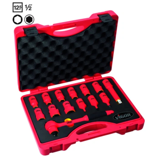 VDE Steckschlüssel Satz 14-teilig für Elektriker