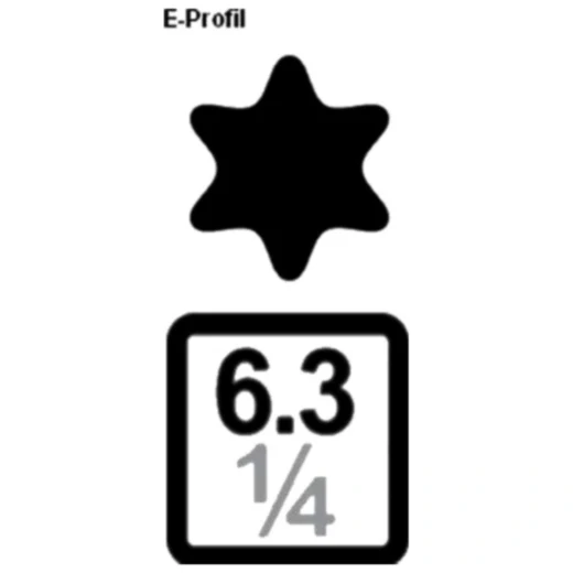 Stecknuss Torx E11 1/4 Zoll für Motorrad_0