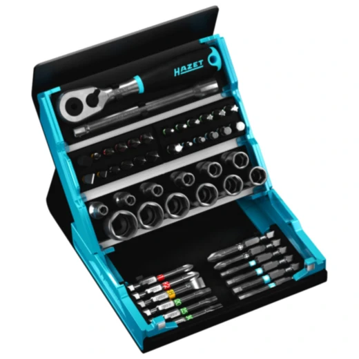 Steckschlüssel Satz 1/4Z 50 teilig Hazet Smart CASE