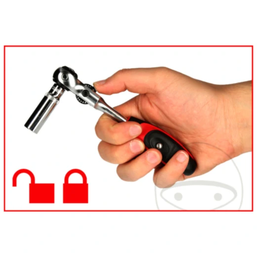 Umschaltknarre 3/8" Mini T-Griff Schwenkkopf_2