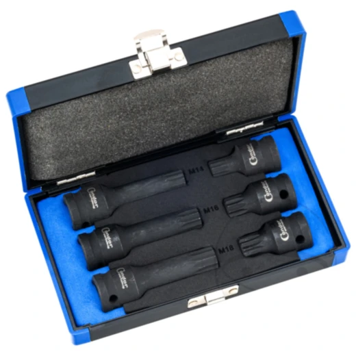 Kraftsteckschlüssel-Satz 1/2Z Vielzahn M12-M18 für: AUDI, VOLKSWAGEN