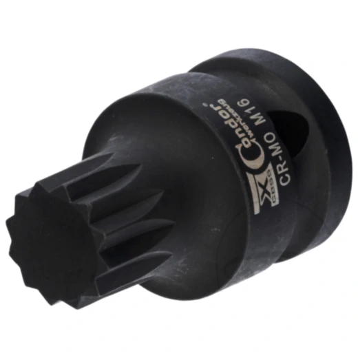 Kraft-Bit-Stecknuss 1/2", Vielzahn M16x40 mm für VW Touareg und Phaeton