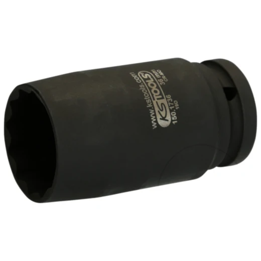 Kraft-Stecknuss 12-Kant 3/4 Zoll 36 mm für Opel, Fiat, Ford