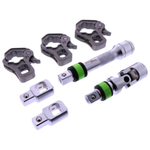 Sensor- und Leitungsschlüssel-Satz für Dieselmotoren 7-teilig 21/22/24 mm