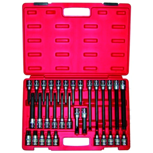 TORX Steckschlüsselsatz 1/2 Zoll 32-teilig für Motorräder