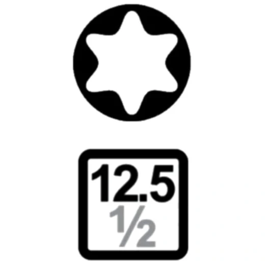 TORX Steckschlüsselsatz 1/2 Zoll 32-teilig für Motorräder_0
