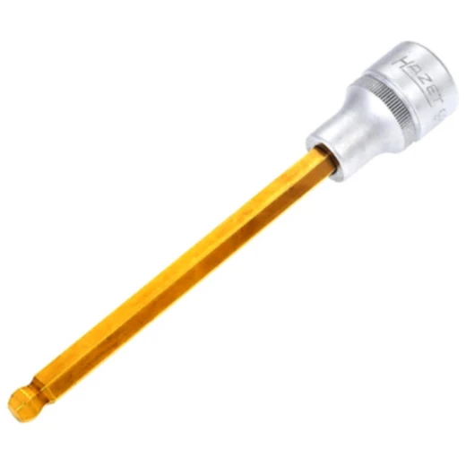 Innensechskant-Stecknuss 1/2 Zoll mit Kugelkopf 8 mm - Länge 140 mm