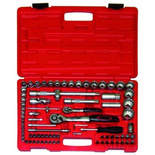 Steckschlüssel Satz Multiprofil 82-teilig für Motorräder