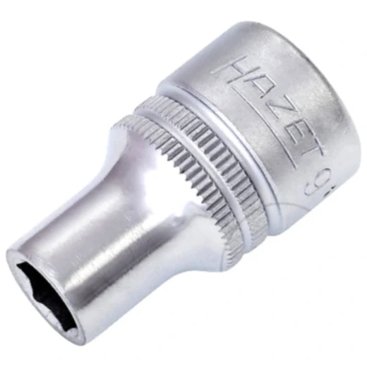 Hazet 6-Kant Stecknuss 1/2 Zoll, 9 mm, Länge 38 mm