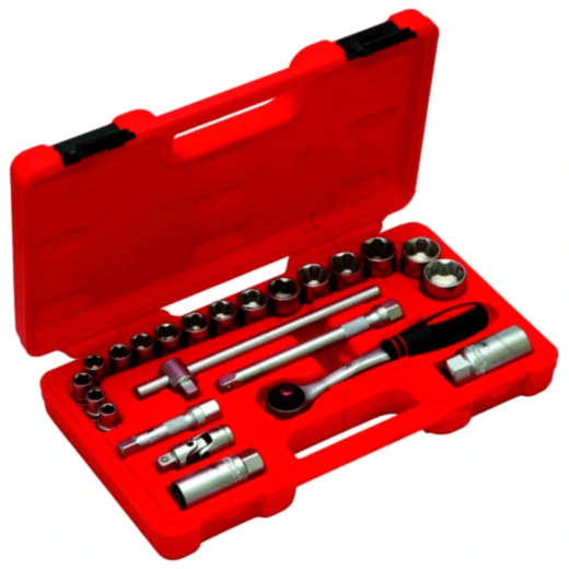 Steckschlüssel Satz 3/8 JMP für Motorräder 23-teilig