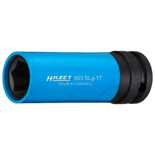 Kraft-Stecknuss 6 Kant 1/2 Zoll 17 mm Hazet ummantelt für Motorräder