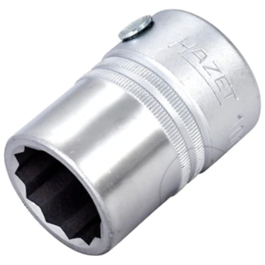 Hazet Steckschlüsseleinsatz 12-Kant 3/4 Zoll 24 mm, Länge 52 mm