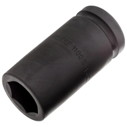 Kraft-Stecknuss 6-Kant 1 Zoll 33 mm, lange Ausführung