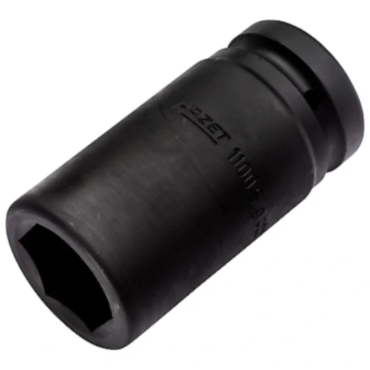 Kraft-Stecknuss 6-Kant 1 Zoll 36 mm, lange Ausführung