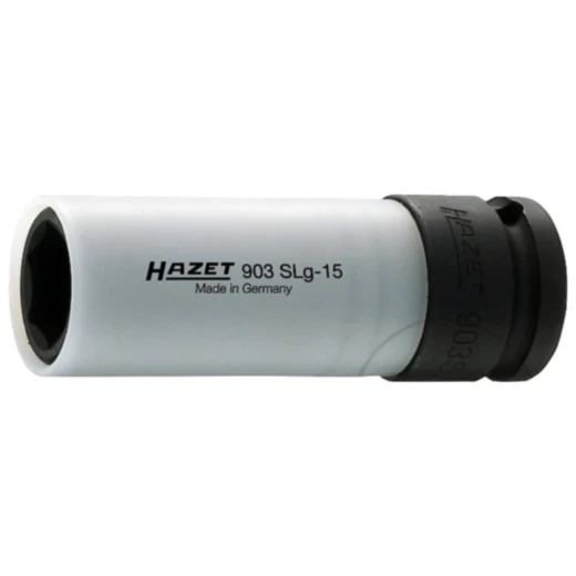 Kraft-Stecknuss 1/2 Zoll 15mm Hazet ummantelt, Länge 85 mm