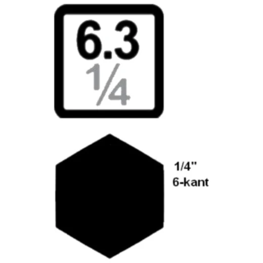 Bit Adapter 1/4 für Schraubbits 25 mm_0