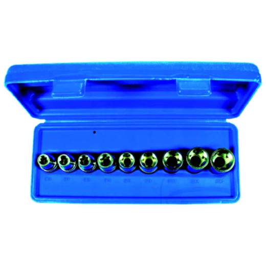 Stecknuss Satz TORX 9-teilig 1/2 Zoll E10-E24