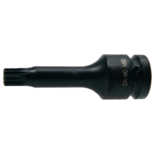 Kraft-Schraubendreher-Einsätze XZN 1/2" 75 mm Satz 9-teilig M4-