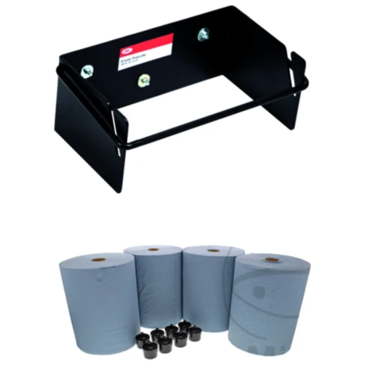Papierhalter & Putzpapier Set mit Adaptern