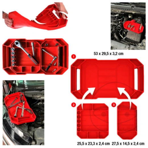 Silikon Werkzeugablagesatz 3-teilig für Werkstatt