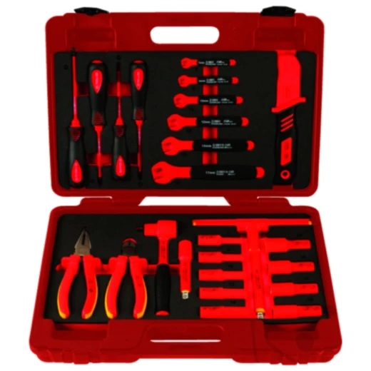 Isolierter Werkzeugsatz 3/8" - 25tlg. für Elektrofahrzeuge