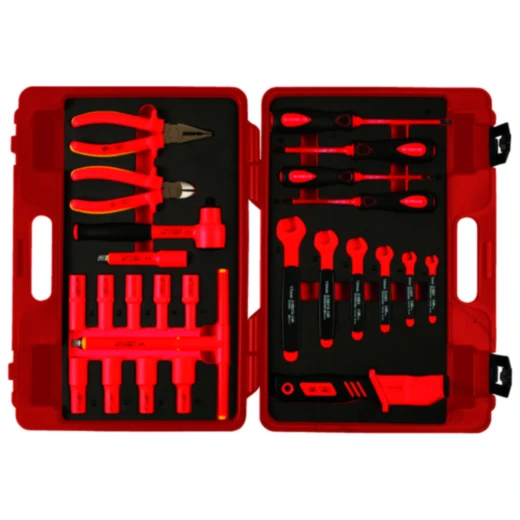 Isolierter Werkzeugsatz 3/8" - 25tlg. für Elektrofahrzeuge_0