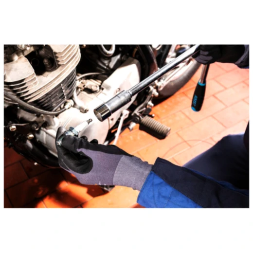 Zündkerzenstecknuss 1/2 Zoll, Schlüsselweite 13+16, Länge 71 mm