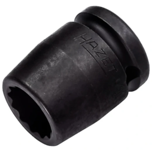 Hazet Kraft-Stecknuss 12-kant 1/2 Zoll 17 mm für Elektro- und Druckluftwerkzeuge