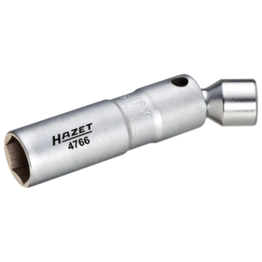 Zündkerzenstecknuss 16 mm mit Kugelgelenk für Motorräder und PKW