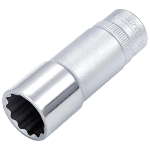 Hazet Stecknuss 12-Kant 3/8 Zoll, 16 mm, Länge 60 mm