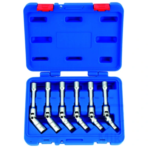 Gelenk-Steckschlüssel Satz 3/8, 6-teilig, 8-16 mm, 150 mm