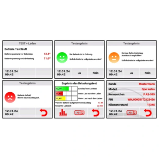 Batterie Ladegerät HFL44 Plus 12V 40A Halter 5 Meter Kabel_2