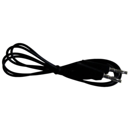 Verlängerungskabel 91 CM mit Federkorbspitze schwarz