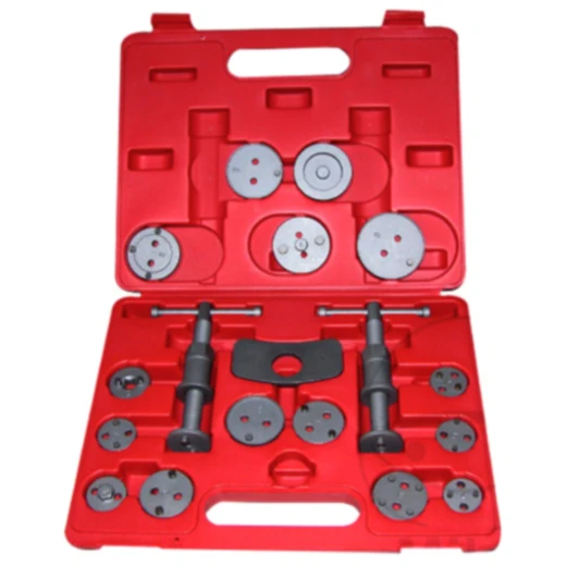 Bremskolben Rücksetzwerkzeug Set 18-teilig inkl. Linksspindel