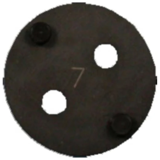 Adapterplatte 7 für Bremskolben-Rücksetzwerkzeug