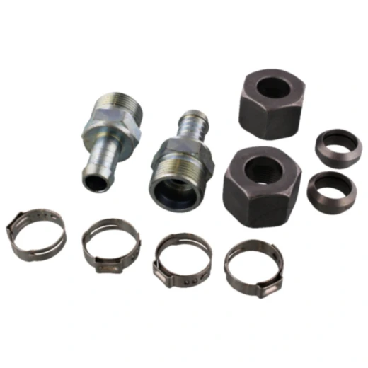 Gewindenippel- und Überwurfmutter-Set für 16 mm Rohre