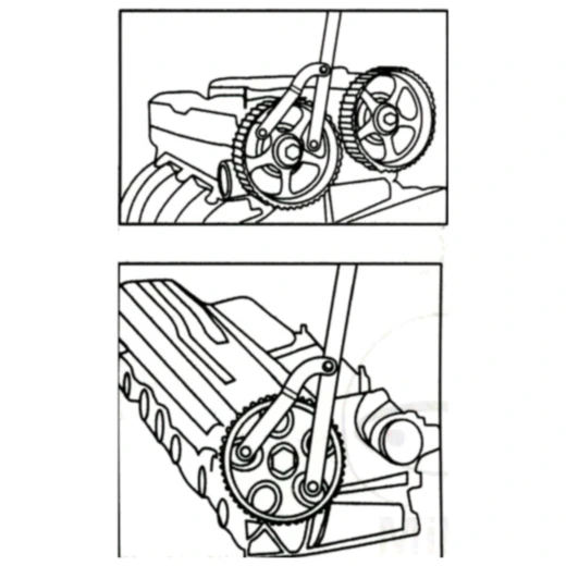 Gegenhalter Universal für Nockenwellen und Riemenscheiben 6-16