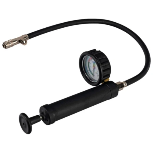 Handpumpe mit Manometer und Schlauch