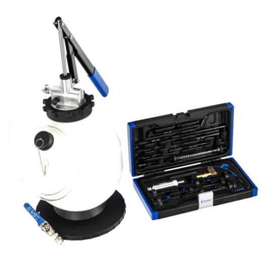 Öleinfüllgerät Getriebe mit 22-teiligem Adaptersatz