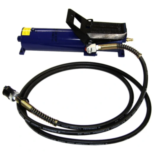 Luft-hydraulische Fußpumpe 700 Bar mit 3 m Schlauch