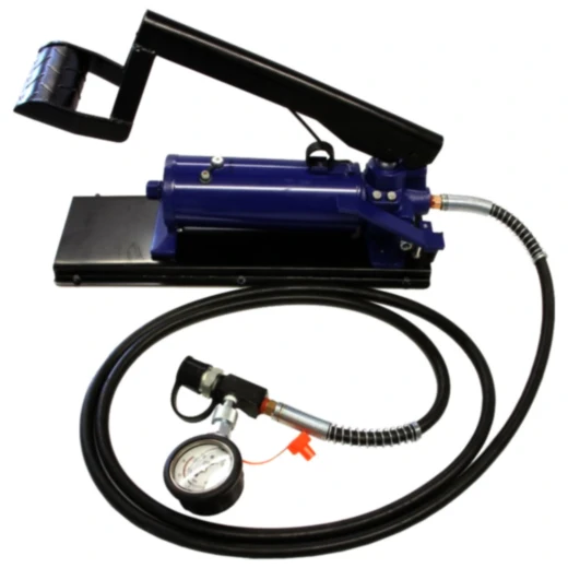 Hydraulische Fußpumpe 700BAR mit 3M Schlauch
