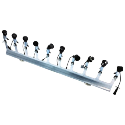 Cliphalter mit 10 Halterzangen für Parksensoren