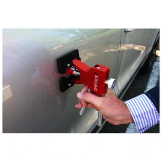 Dellen Ausbeulsatz mit klebetechnischem Dellen-Puller und Brück