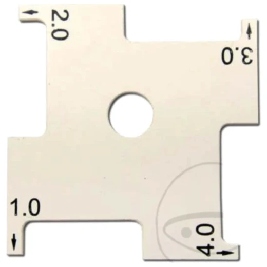Kalibrierschablone für präzisen Einbau der Windschutzscheibe
