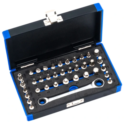 37-teiliges Bit-Satz Sortiment für enge Platzverhältnisse