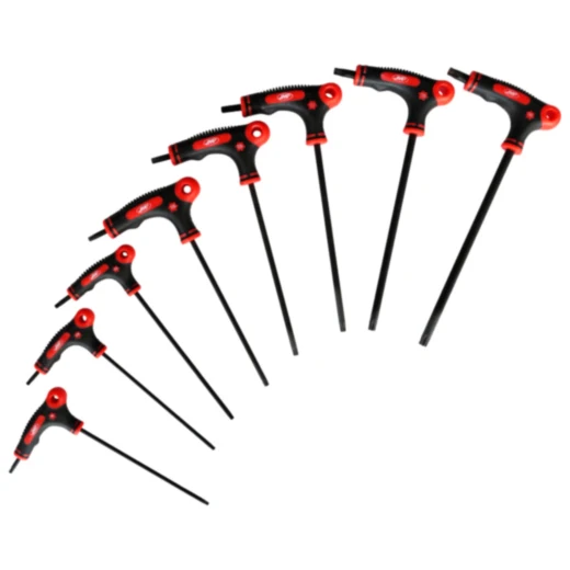 T-Griff Torx Werkzeugset JMP 8-teilig T9-T40 für präzise Schraubarbeiten